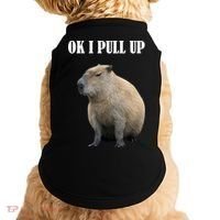 Ok I Pull Up Capybara Funny Doggie Tank thumb 0