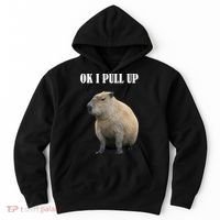 Ok I Pull Up Capybara Funny Hoodie thumb 0