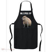 Ok I Pull Up Capybara Funny Apron thumb 0