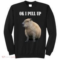 Ok I Pull Up Capybara Funny Sweatshirt thumb 0