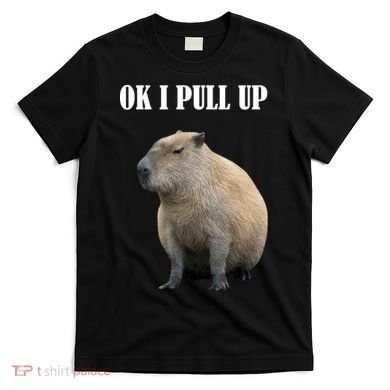 Ok I Pull Up Capybara Funny T-Shirt