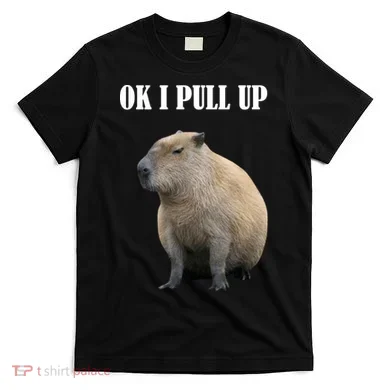 Ok I Pull Up Capybara Funny T-Shirt
