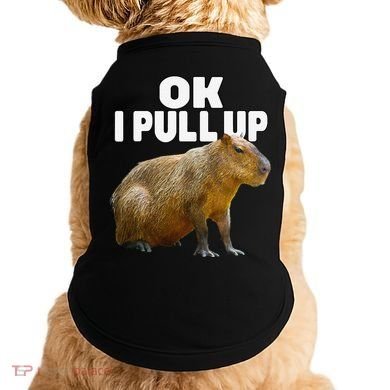 Ok I Pull Up Capybara Funny Capybara Lover Dank Meme Doggie Tank