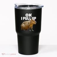 Ok I Pull Up Capybara Funny Capybara Lover Dank Meme Tumbler thumb 0