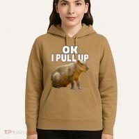 Ok I Pull Up Capybara Funny Capybara Lover Dank Meme Hoodie thumb 5