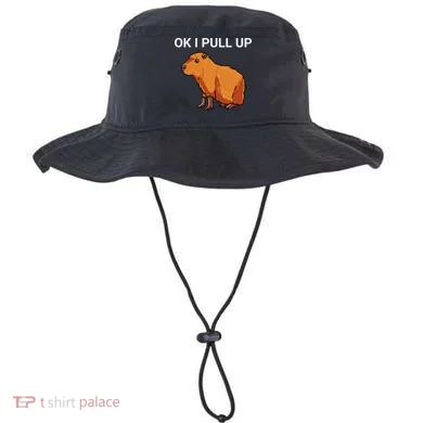 Ok I Pull Up Funny Capybara Dank Meme Bucket Hat
