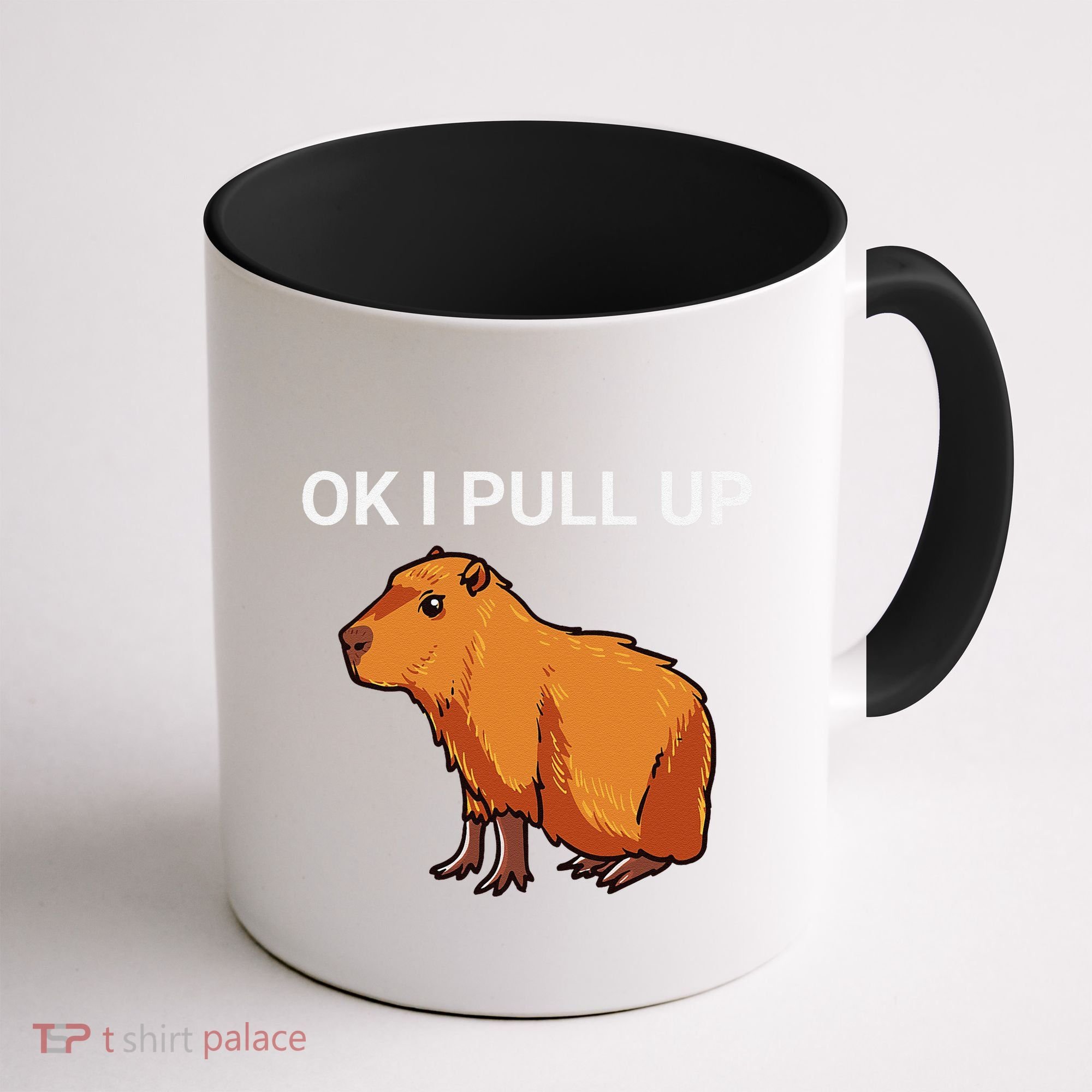 Ok I Pull Up Funny Capybara Dank Meme Coffee Mug