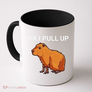 Ok I Pull Up Funny Capybara Dank Meme Coffee Mug