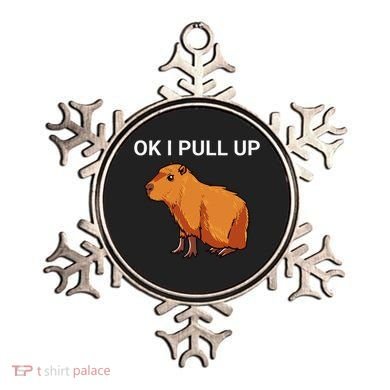 Ok I Pull Up Funny Capybara Dank Meme Ornament