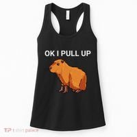 Ok I Pull Up Funny Capybara Dank Meme Women's Tank Top thumb 0