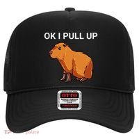 Ok I Pull Up Funny Capybara Dank Meme Hat thumb 0