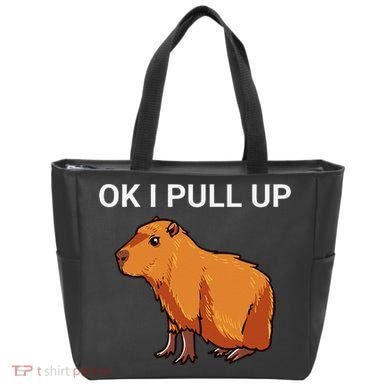 Ok I Pull Up Funny Capybara Dank Meme Tote Bag