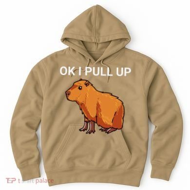 Ok I Pull Up Funny Capybara Dank Meme Hoodie