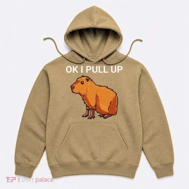 Ok I Pull Up Funny Capybara Dank Meme Hoodie