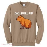 Ok I Pull Up Funny Capybara Dank Meme Sweatshirt thumb 0