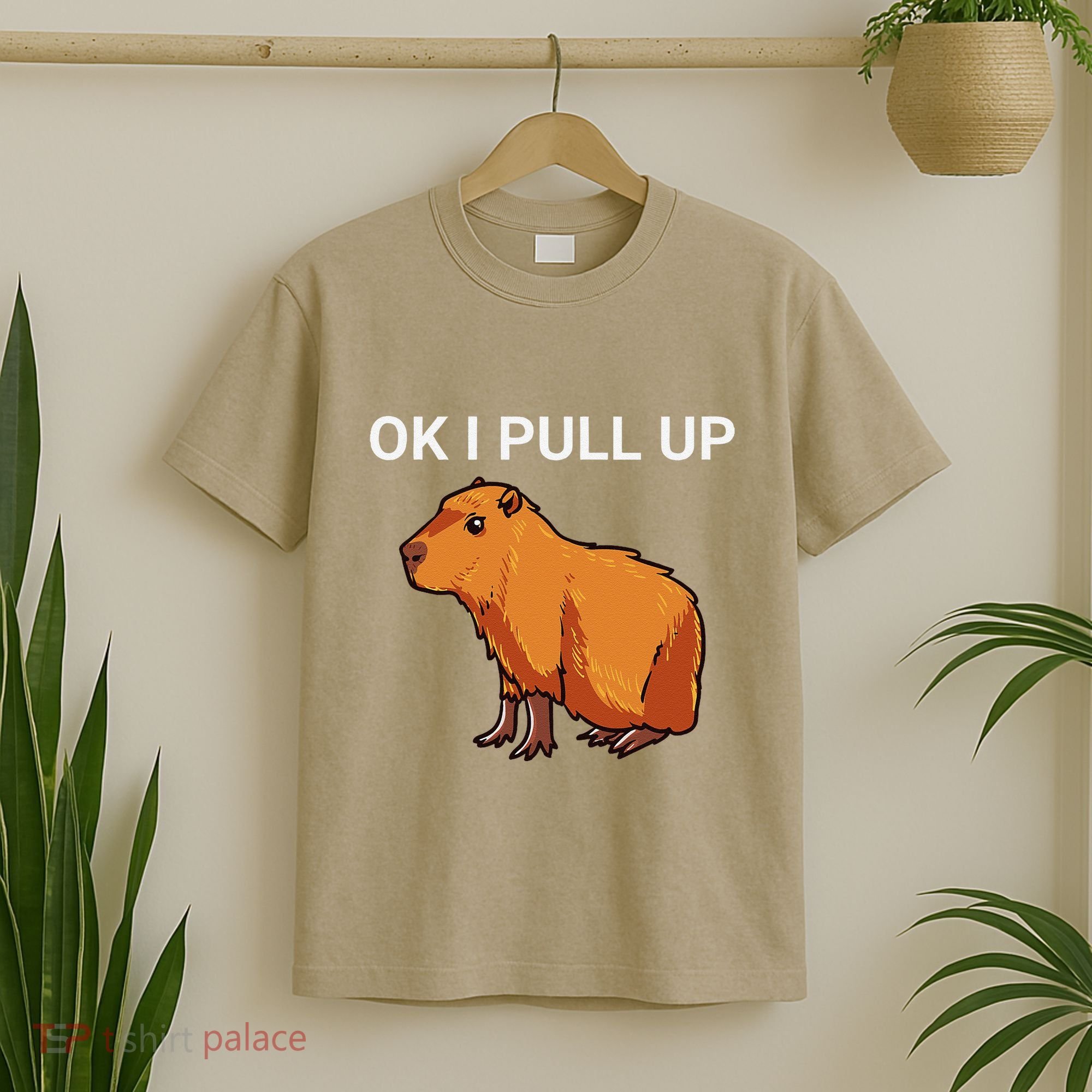 Ok I Pull Up Funny Capybara Dank Meme T-Shirt