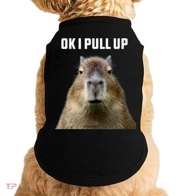 Ok I Pull Up Capybara Doggie Tank