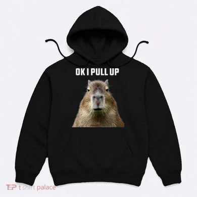 Ok I Pull Up Capybara Hoodie