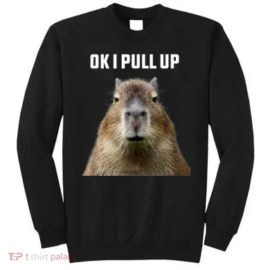 Ok I Pull Up Capybara Sweatshirt
