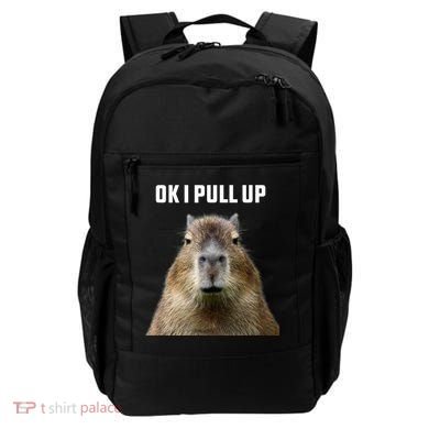 Ok I Pull Up Capybara Backpack