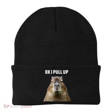 Ok I Pull Up Capybara Beanie