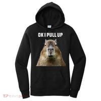 Ok I Pull Up Capybara Women's Hoodie thumb 0