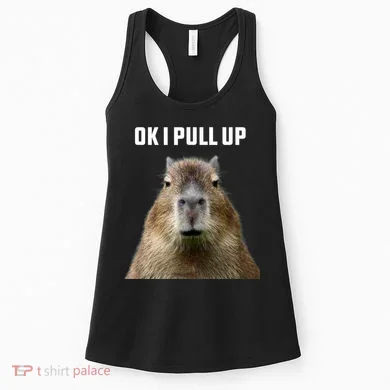 Ok I Pull Up Capybara Women's Tank Top