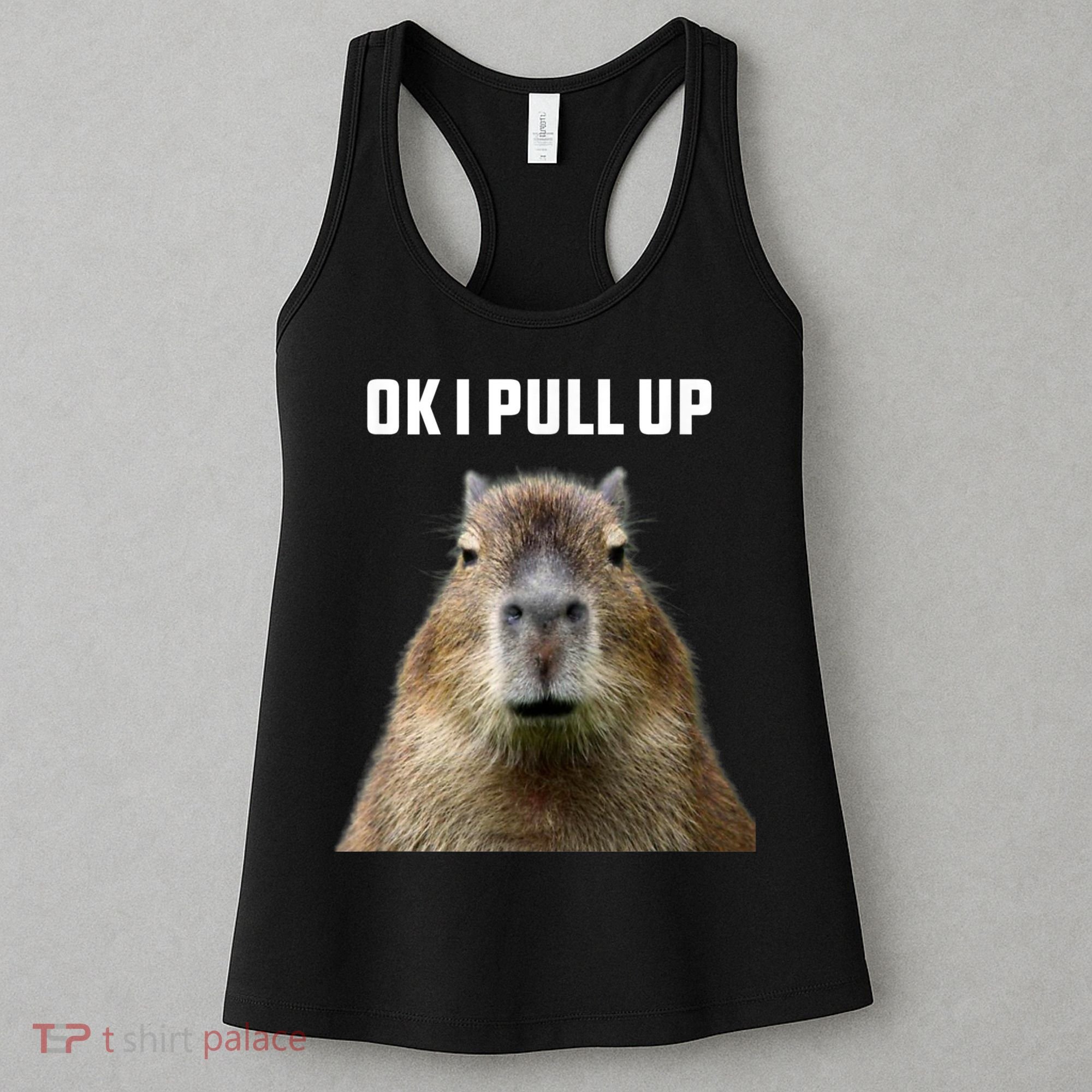 Ok I Pull Up Capybara Women's Tank Top