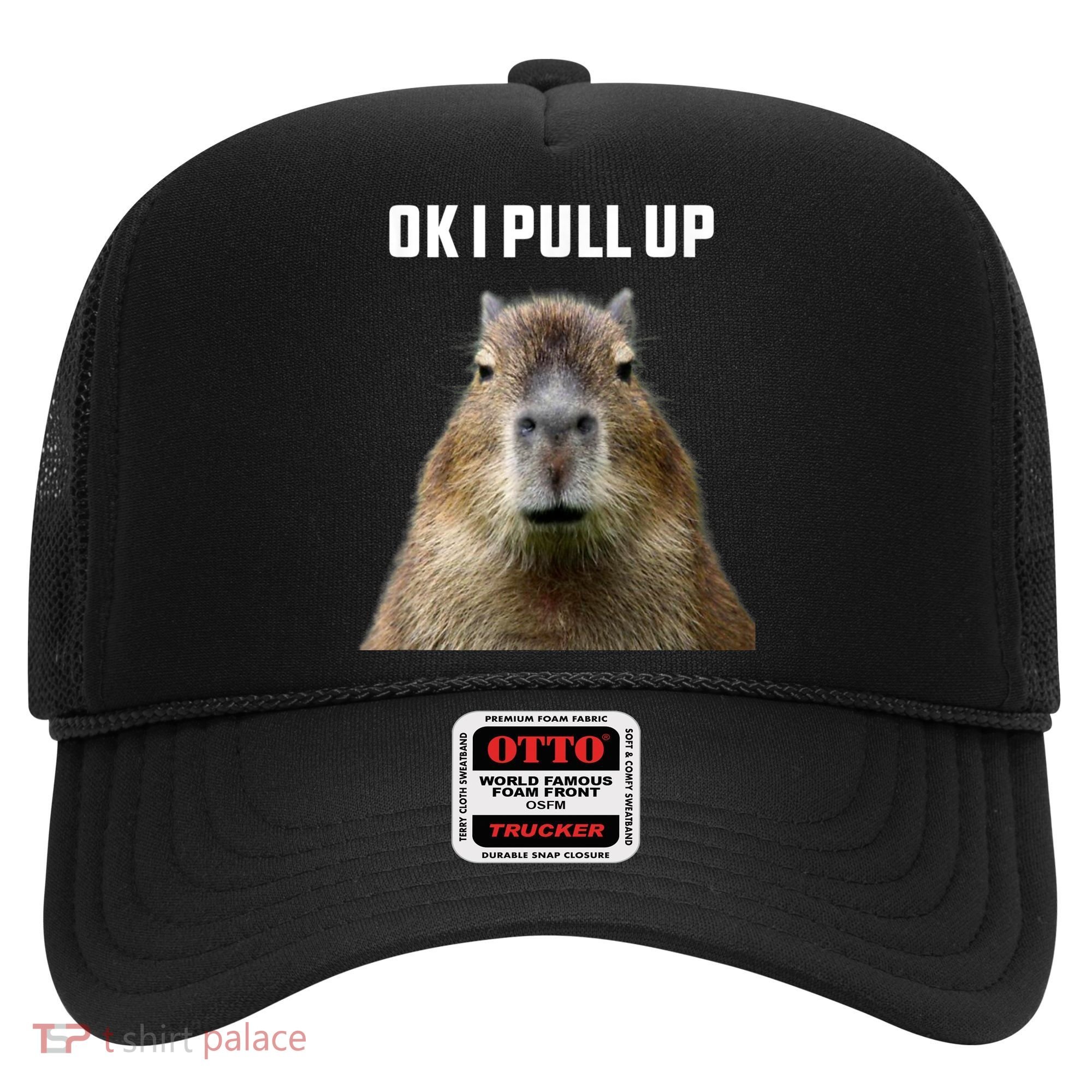 Ok I Pull Up Capybara Hat