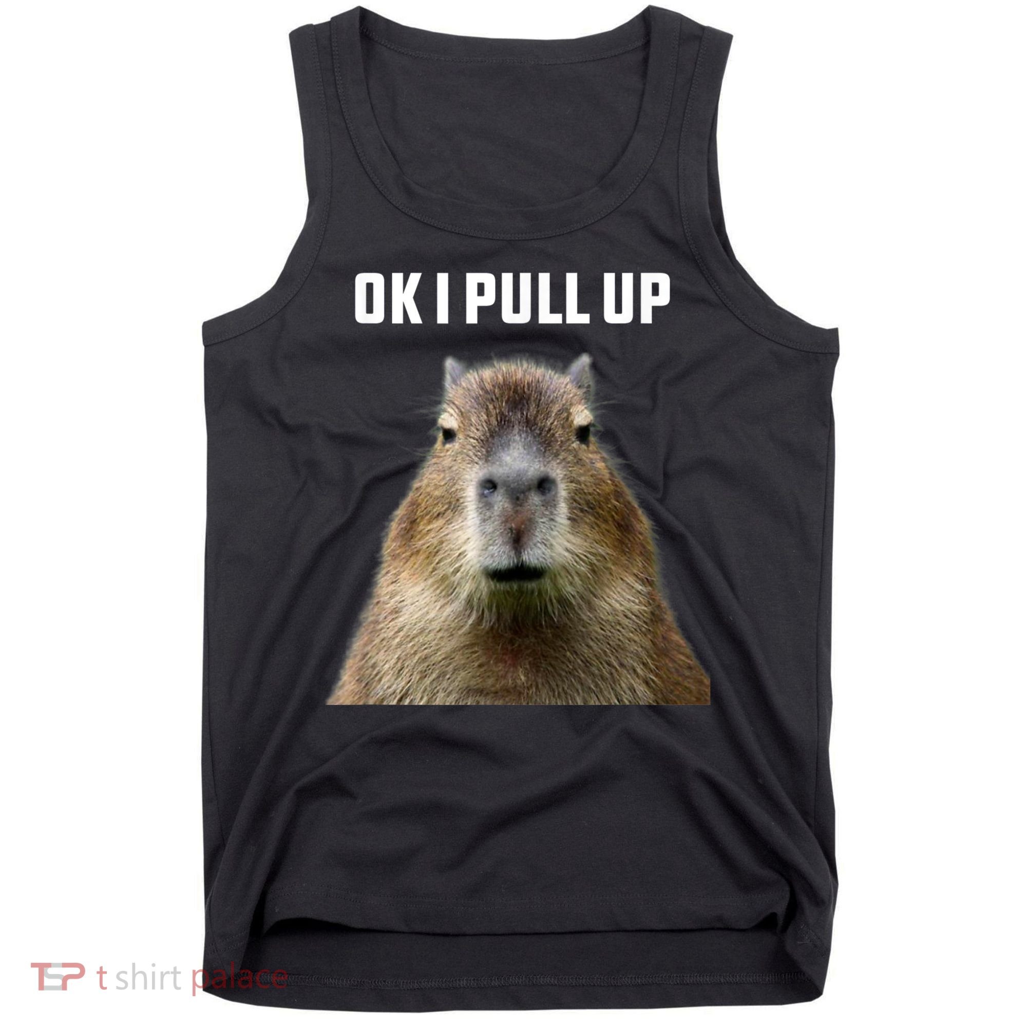 Ok I Pull Up Capybara Tank Top
