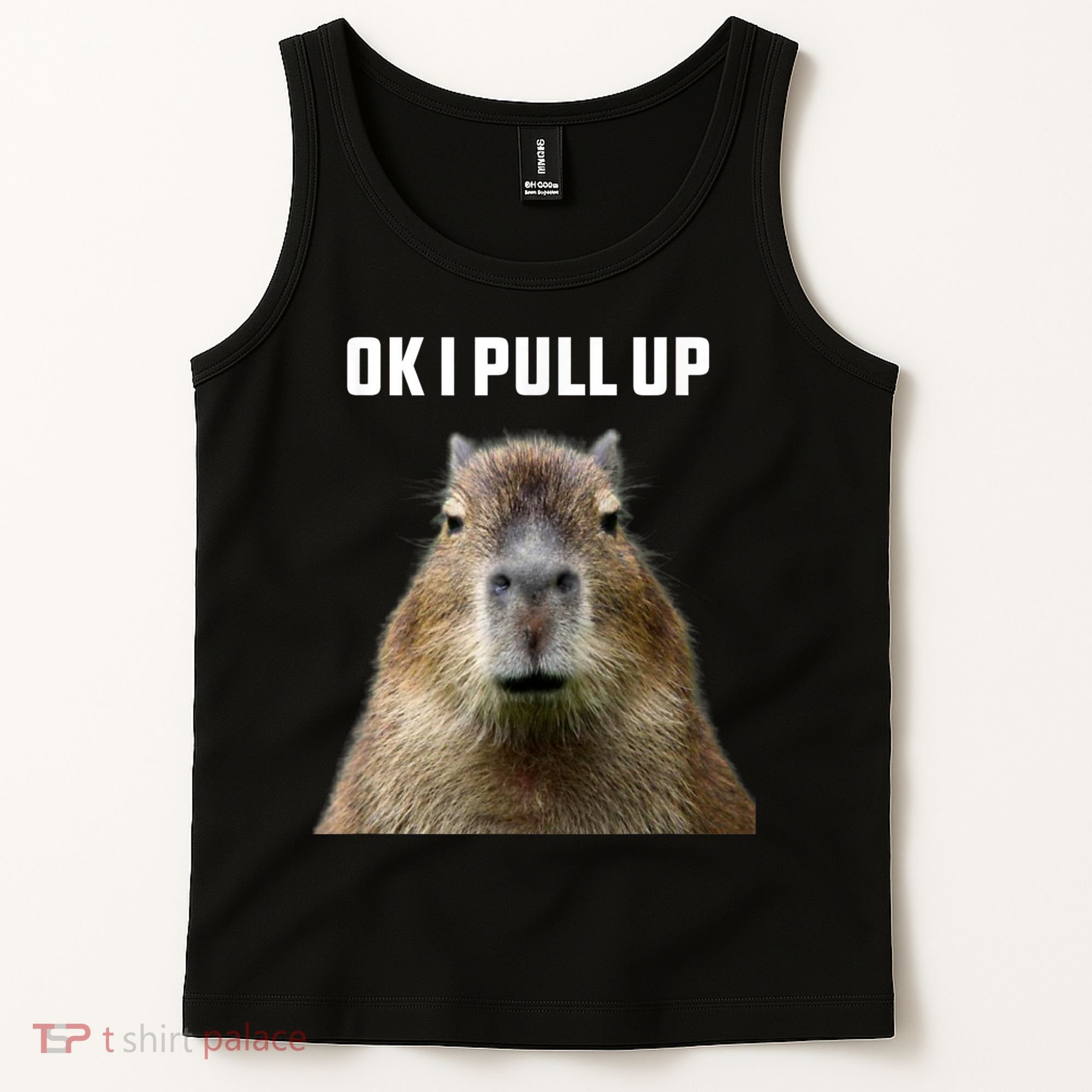 Ok I Pull Up Capybara Tank Top