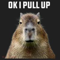 Ok I Pull Up Capybara Golf Towel thumb 3
