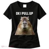 Ok I Pull Up Capybara Women's T-Shirt thumb 0