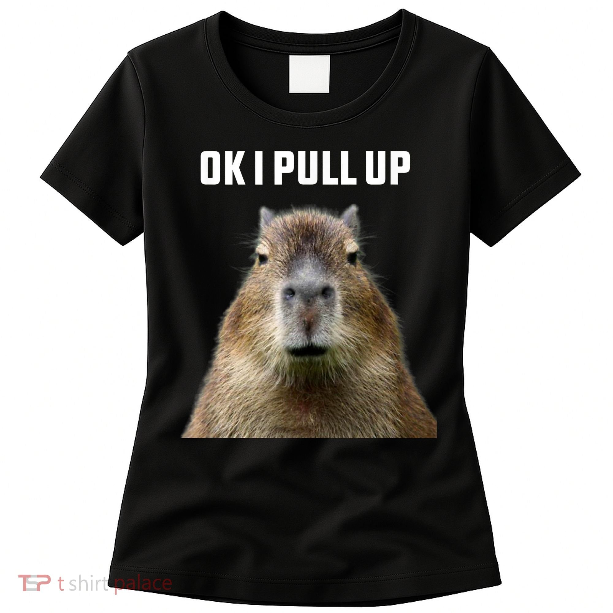 Ok I Pull Up Capybara Women's T-Shirt