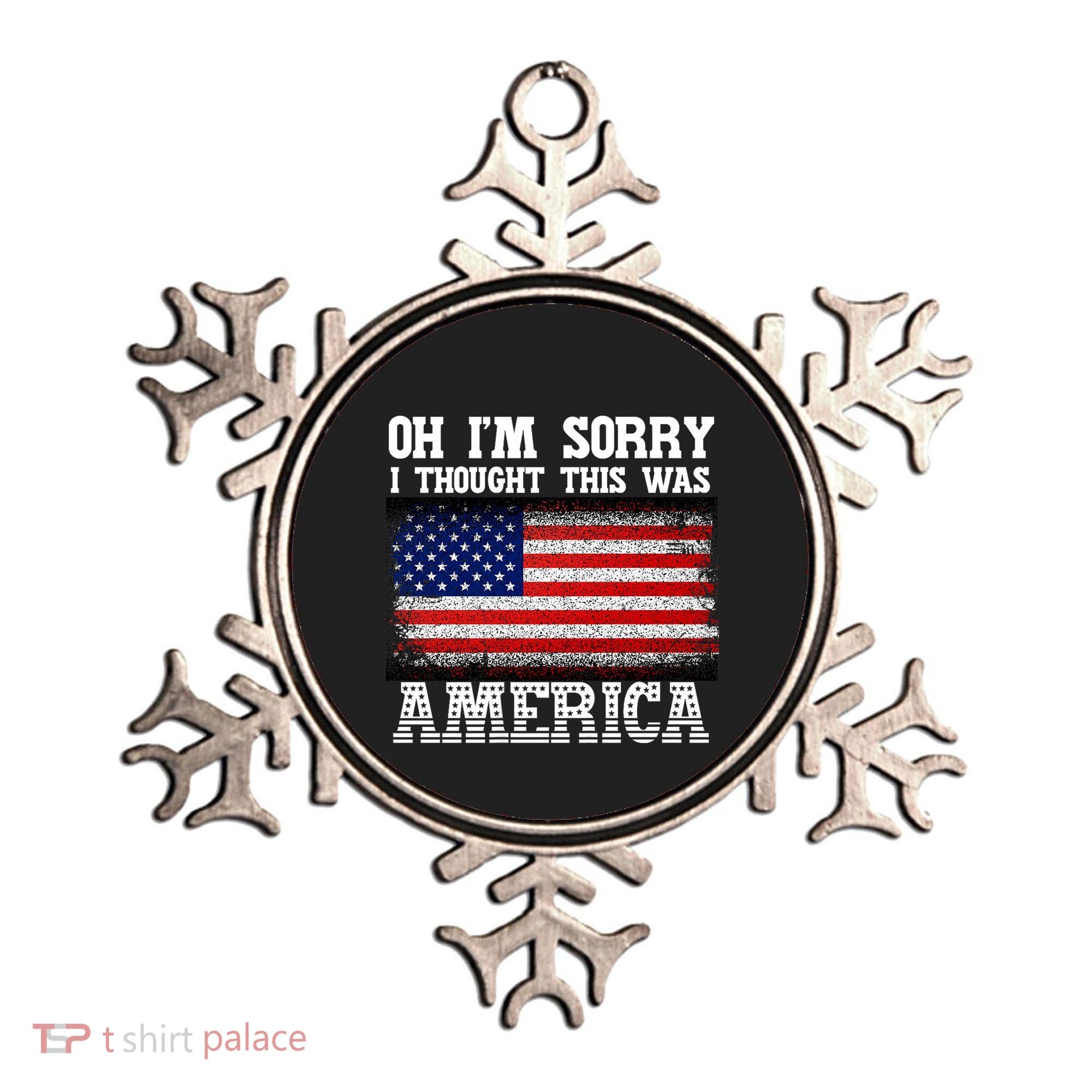 Oh IM Sorry I Thought This Was America Ornament