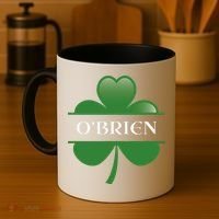 O'Brien Irish Shamrock Lucky St Patricks Day Gift Coffee Mug thumb 4