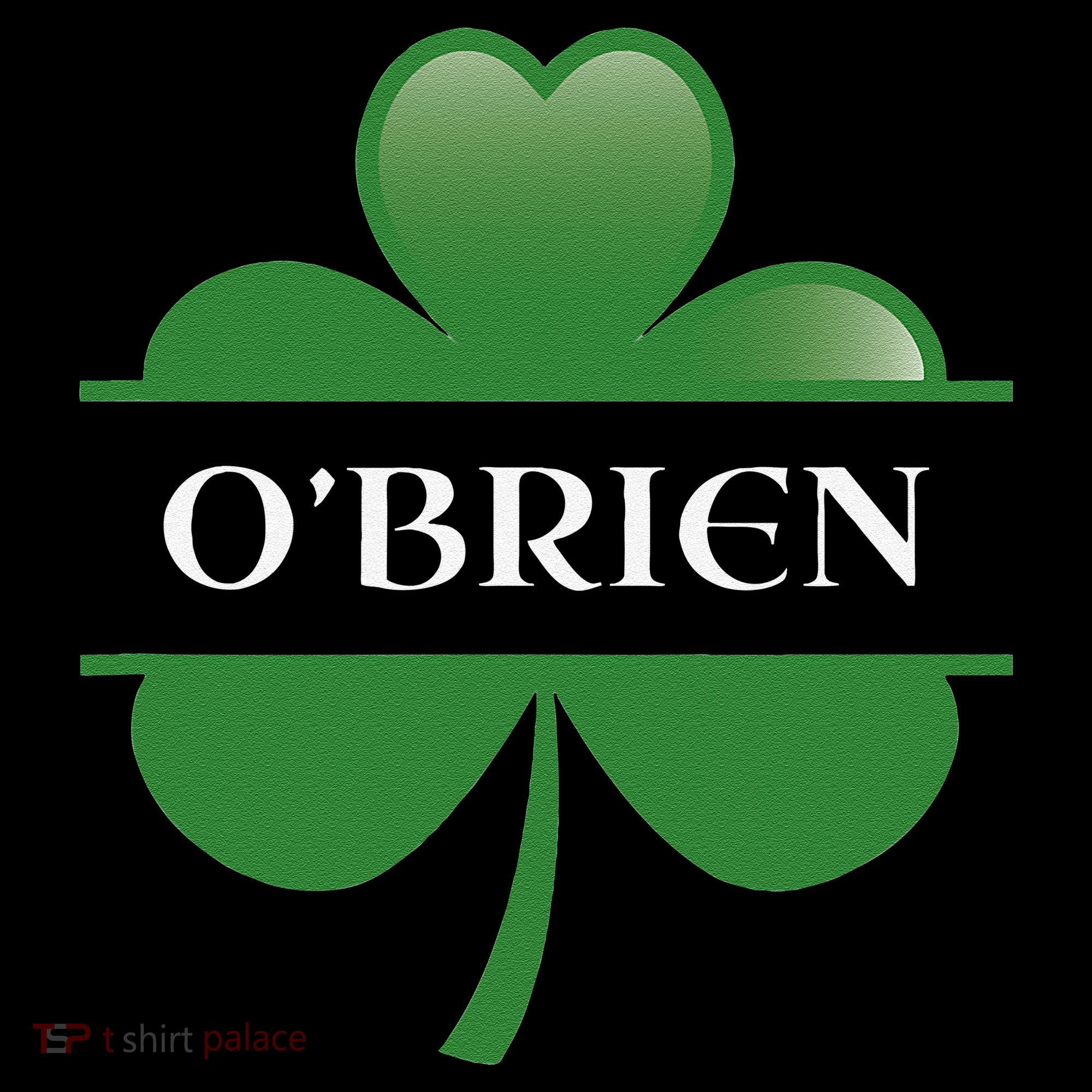 O'Brien Irish Shamrock Lucky St Patricks Day Gift Women's Hoodie