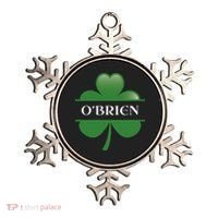 O'Brien Irish Shamrock Lucky St Patricks Day Gift Ornament thumb 0