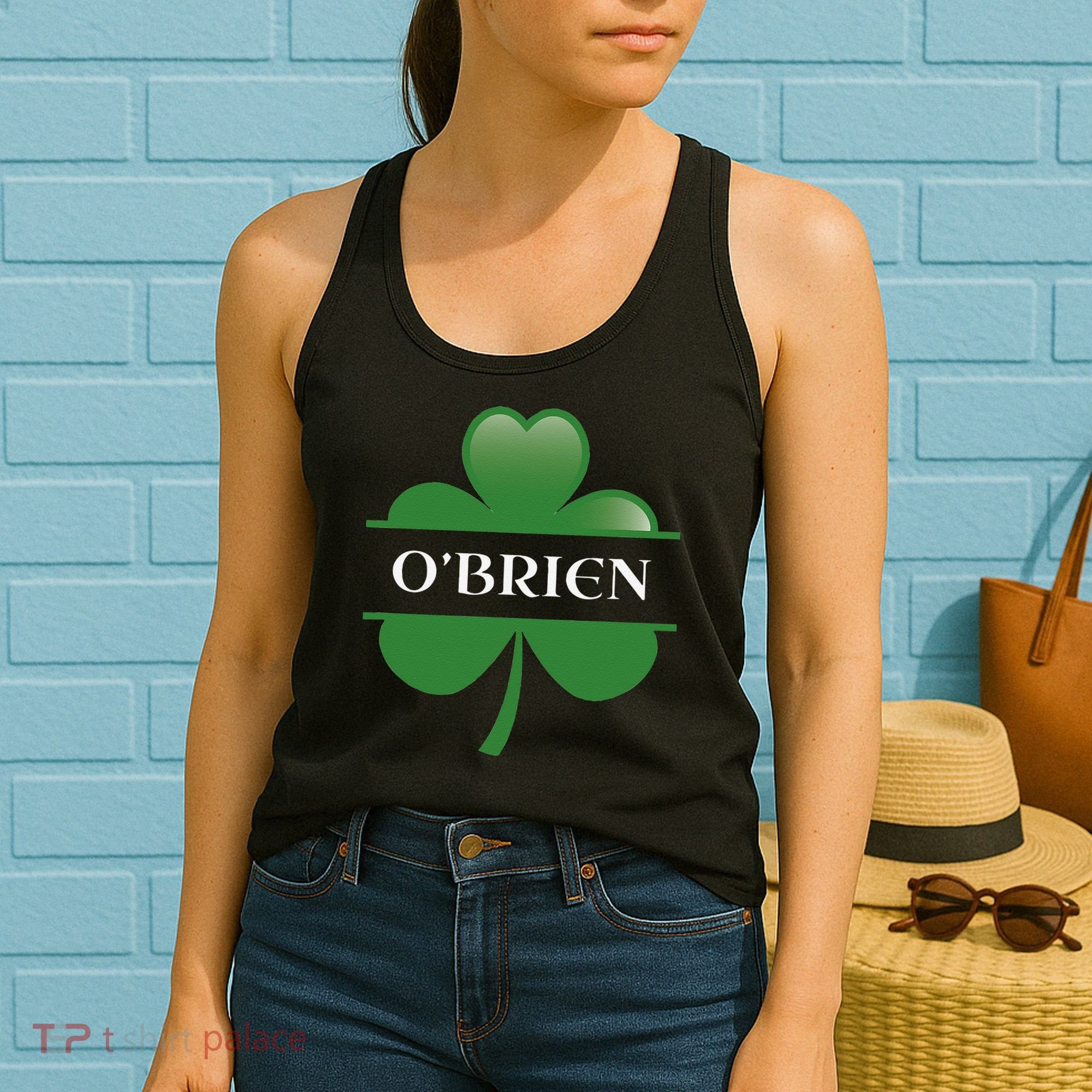 O'Brien Irish Shamrock Lucky St Patricks Day Gift Women's Tank Top