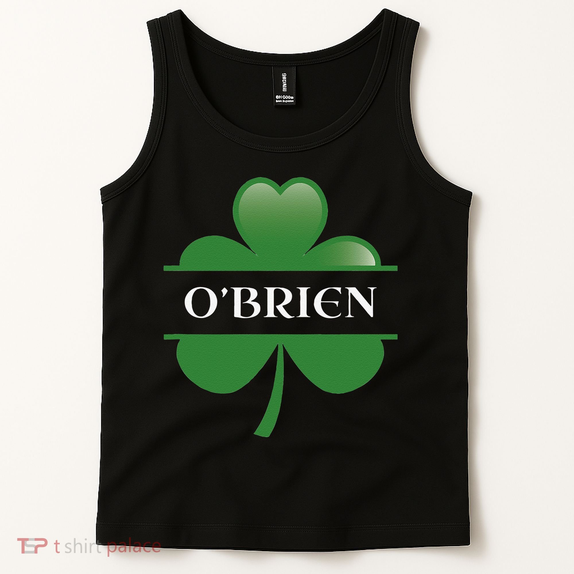 O'Brien Irish Shamrock Lucky St Patricks Day Gift Tank Top