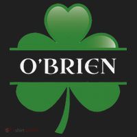 O'Brien Irish Shamrock Lucky St Patricks Day Gift Golf Towel thumb 3