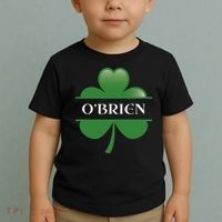 O'Brien Irish Shamrock Lucky St Patricks Day Gift Toddler T-Shirt thumb 2