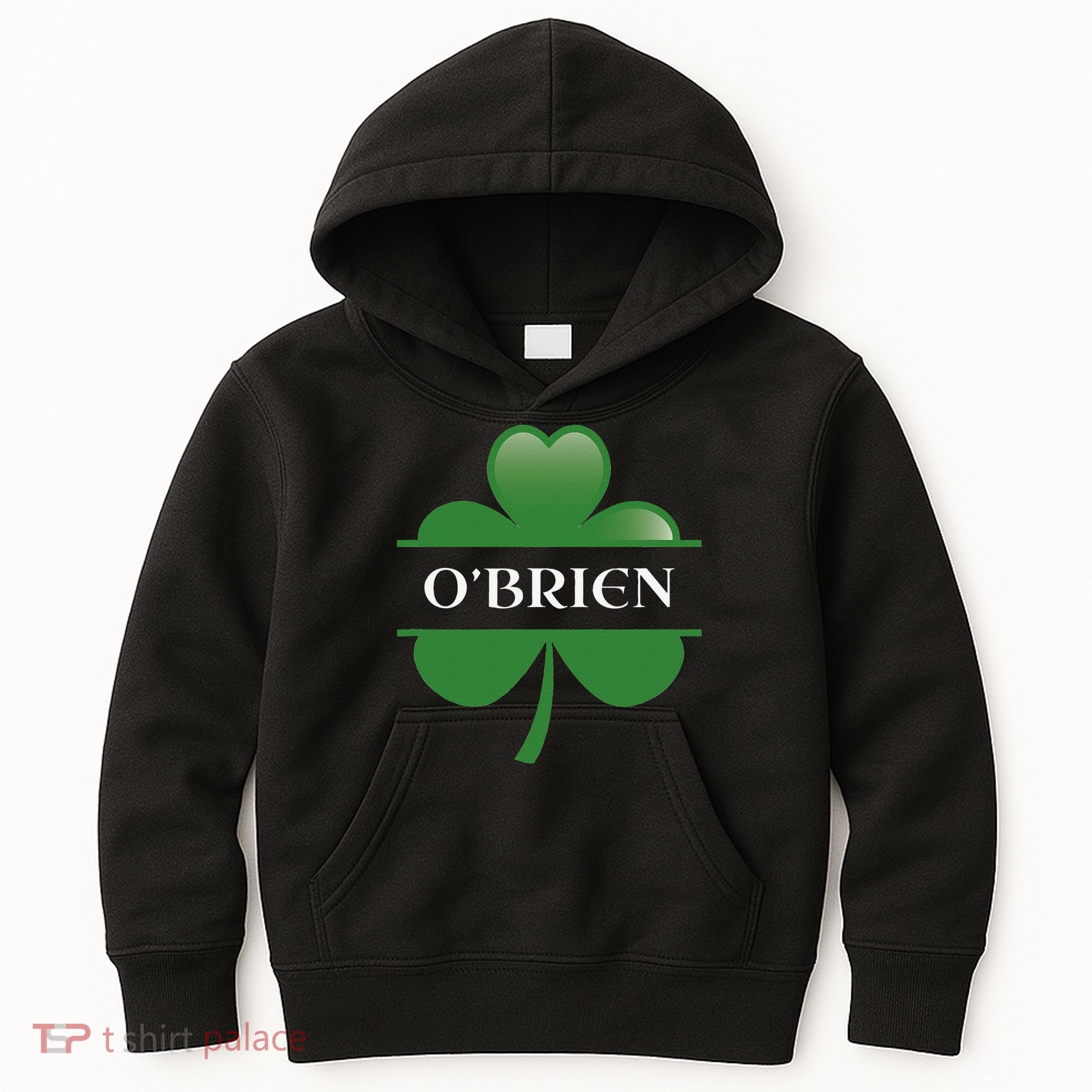 O'Brien Irish Shamrock Lucky St Patricks Day Gift Kids Hoodie