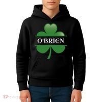 O'Brien Irish Shamrock Lucky St Patricks Day Gift Kids Hoodie thumb 4