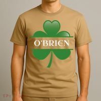 O'Brien Irish Shamrock Lucky St Patricks Day Gift T-Shirt thumb 3