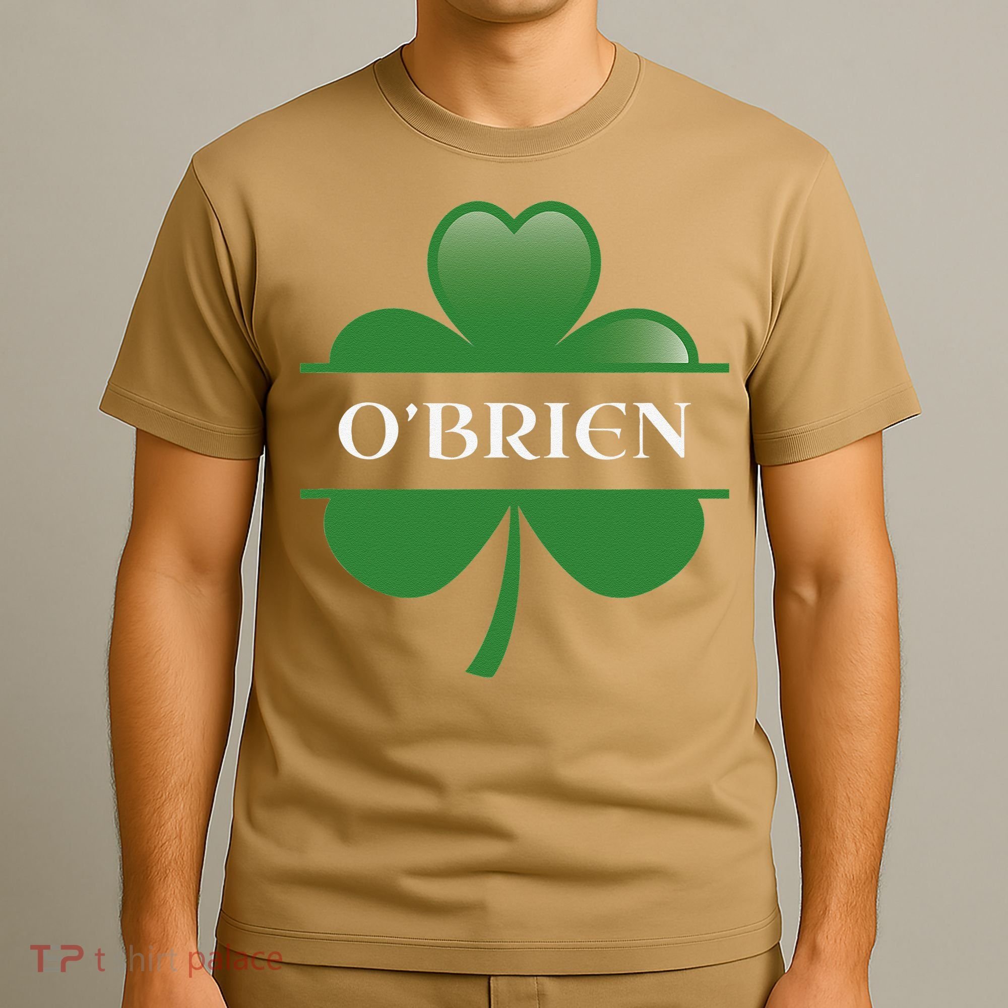O'Brien Irish Shamrock Lucky St Patricks Day Gift T-Shirt
