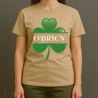 O'Brien Irish Shamrock Lucky St Patricks Day Gift T-Shirt thumb 4