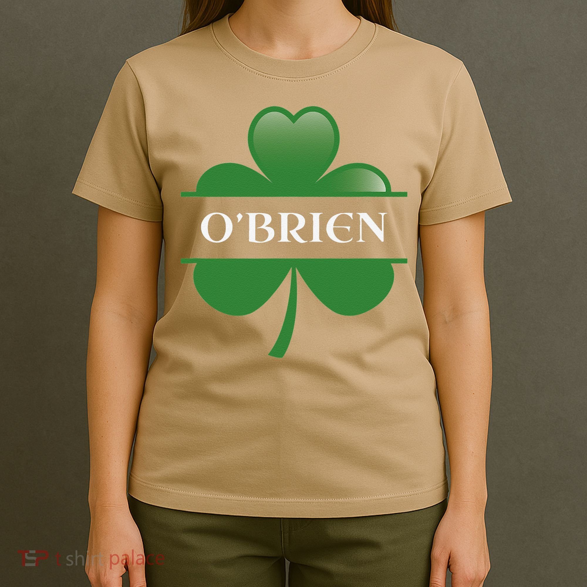 O'Brien Irish Shamrock Lucky St Patricks Day Gift T-Shirt