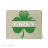 O'Brien Irish Shamrock Lucky St Patricks Day Gift Mousepad thumb 0