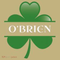 O'Brien Irish Shamrock Lucky St Patricks Day Gift Mousepad thumb 1